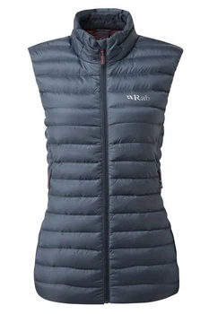 Безрукавка Rab Microlight Vest Wmns жіноча Steel XL сіра
