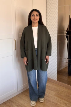 Кардиган INEDIT 12089 Khaki ONE SIZE