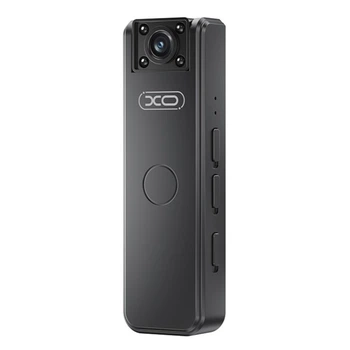 Екшн-камера (боді камера) XO ZF01 1080P, 3.7V, 200mAh Чорна