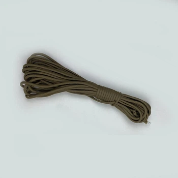 Шнур Paracord 550 10м для плетіння браслетів брелоків нашийників світлий койот (79500018)