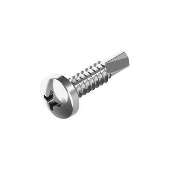 Саморез для кровли со сверлом DIN7504N 4,8х60 PH2 max=4,4 TEX-Pi нержавеющая сталь полукруглая (250шт.) [N9T200000N9T248600] Metalvis