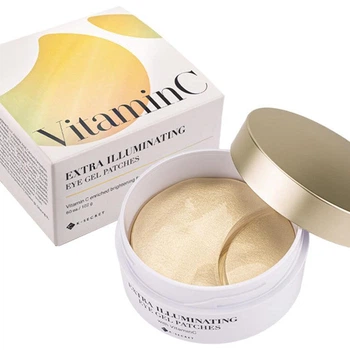 Патчі під очі KSECRET Vitamin C Extra Illuminating Eye Gel Patches 60 шт 102 г — освітлюючі патчі з вітаміном С від темних кіл