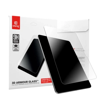 Захисне скло Crong 3D Armour Glass для iPad Air 11" 2026-2024 / iPad Pro 11" 2022-2018 (5904310705752)