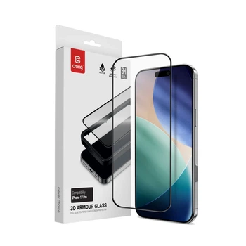 Захисне скло Crong 3D Armour Glass для iPhone 17 Pro (5904310706063)