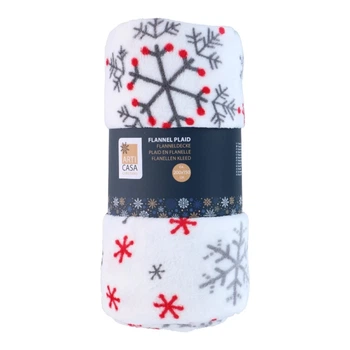 Плед праздничный Arti Casa микрофланель 150x200 см White (8711252568423_WHITE)