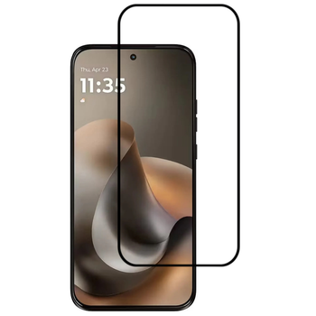 Захисне скло LUX для Motorola Moto G77 повне проклеювання чорний