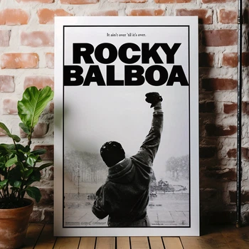 Интерьерная картина Рокки, Rocky (1976), Сильвестр Сталлоне, культовое кино, 42×28 см (id1006)