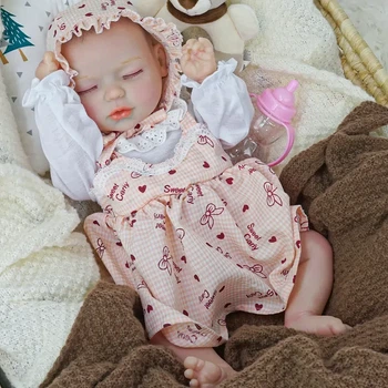 Інтерактивний пупс Reborn Baby Born Mia Joy 42 см — реагує на рухи, сміється та плаче, з аксесуарами (RBM24059)