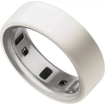 Смарт-кільце Oura Ring 4 Ceramic Cloud Size 8 Розумне кільце для контролю сну, пульсу та здоров'я