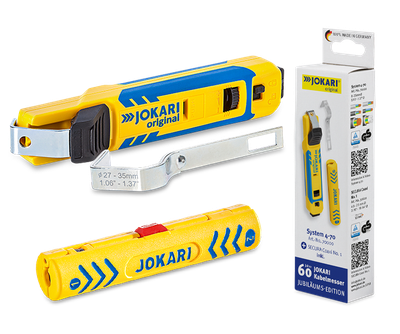 Юбилейный набор для снятия изоляции JOKARI System 4-70 + SECURA Coaxi No. 1, арт. 70001