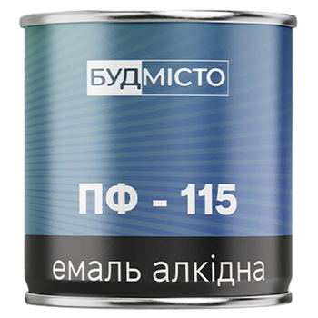 Емаль ПФ-115 Будмісто світло-сіра (2,8 кг)