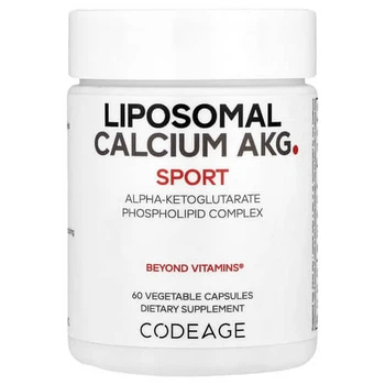 Кальций 700 мг Codeage Liposomal Calcium AKG 60 Vegetable Capsules