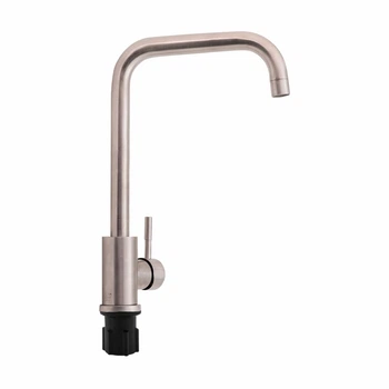 Смеситель для кухни Lidz из нержавеющей стали Aria 015F1 Nickel