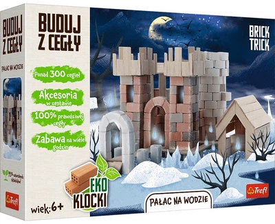 Klocki drewniane Trefl Brick Trick Buduj z cegły Pałac na wodzie 300+ elementów (5900511615456)