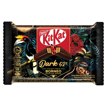 Батончик KitKat Dark Borneo 52% с темным шоколадом 35 г