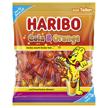 Желейные конфеты Haribo Cola & Orange кола и апельсин 175 г