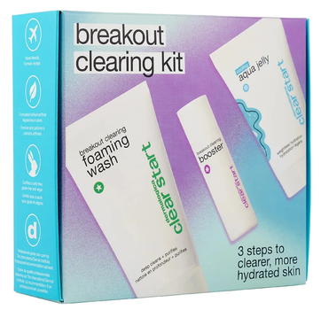 Zestaw do pielęgnacji twarzy Dermalogica Breakout Clearing Kit pianka oczyszczająca 75 ml + Cooling Aqua Jelly 25 ml + serum 10 ml (666151112681)