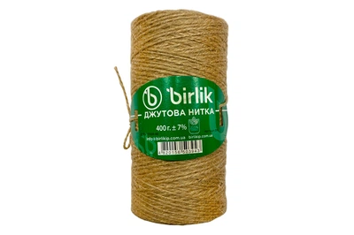 Нить джутовая Birlik- 400г x 400м (ДН-400)