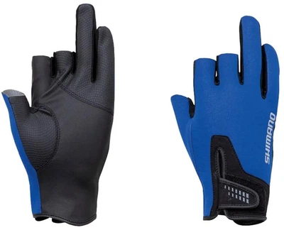 Рукавички Shimano Pearl Fit 3 Gloves для риболовлі в холодну погоду, вологозахист, синтетична шкіра XL Blue