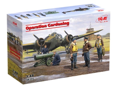 Сборная модель ICM самолета HP.52 Hampden «Операция Gardening» — масштаб 1:48 (48355)