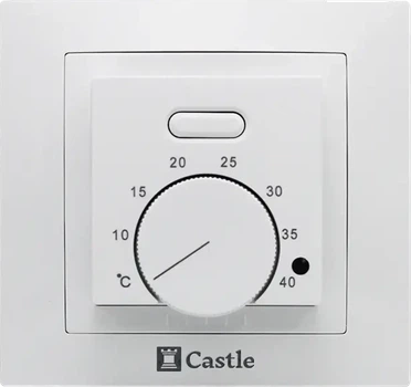 Терморегулятор механічний Castle AC308H білий
