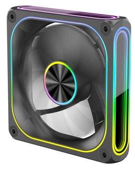 Вентилятор Coolmoon 120мм Mirror-Moon Forward Black (Mirror Moon-B-F)