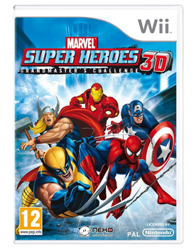 Игра Nintendo Wii Marvel Super Heroes 3D: Grandmaster's Challenge Europe Английская Версия Б/У
