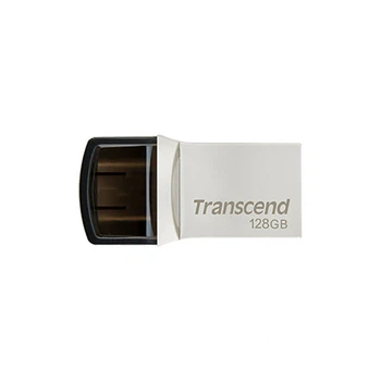 USB флеш накопитель Transcend 128GB JetFlash 890 Silver USB 3.1/Type-C (TS128GJF890S) (347215)