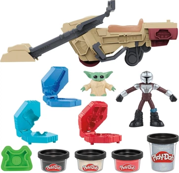 Набор для лепки Hasbro Play-Doh Звездные войны Запускной набор Мандалорца! (G1582)