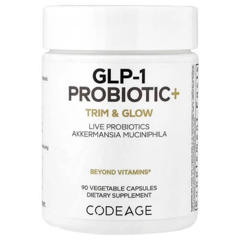 Пробиотики Codeage GLP-1 Probiotic+ 90 растительных капсул