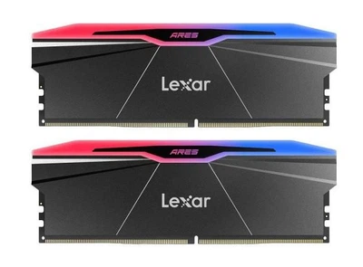 Оперативная память DDR5 32 Gb (6000 MHz) (Kit 16 Gb x 2) Lexar Ares RGB (LD5U16G60C30BR-RGD)