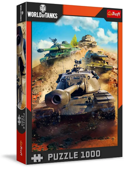 Пазли World of Tanks. Танки в бою (1000 ел.) 10943 (Trefl)