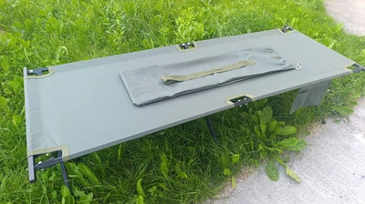 Тактическая раскладушка в стиле НАТО Standart 1950х650х470 мм Зеленый