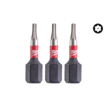 Бита SHOCKWAVE MILWAUKEE, TX BO7, 25мм, (3шт)