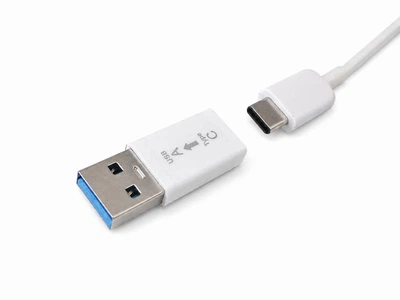 Перехідник USB 3.0 (тато) на USB Type-C (мама) для зарядки та передачі даних