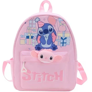 Рюкзак дитячий 3D Stitch «Ліло і Стіч» рожевий