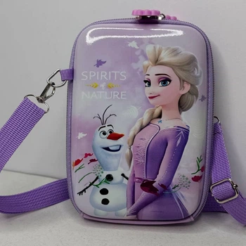 Сумка дитяча через плече Frozen «Холодне серце» Elsa 16 × 10 × 5 см фіолетова