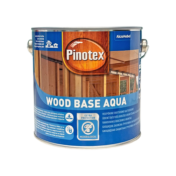 Ґрунтовка для дерева Pinotex Wood Base Aqua біоцидна, 2,5 л , безбарвна