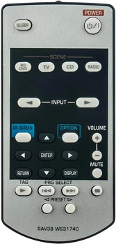 Пульт дистанционного управления RAV38-WS31740 для AV-ресиверов Yamaha RX-V2065, HTR-6295