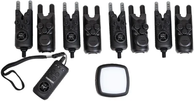 Набор сигнализаторов Sonik Sports Gizmo2 4 шт с ресивером, фонарем, дальность 200 м, VTS, бесшумный режим