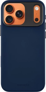 Чохол для смартфона Yaxo Leather Gear Slim Case для Apple iPhone 17 Pro Dusky Blue (YMALGSLCI17P01DB)