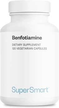 Добавка премиум-класса бенфотиамин витамин В1 Supersmart Benfotiamine 120 капсул