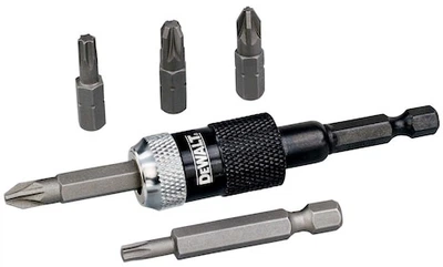Zestaw końcówek udarowych DeWalt z szybkozaciskowym uchwytem 6 szt (DT71514-QZ)