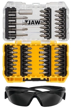Zestaw bitów DeWalt FLEXTORQ z okularami ochronnymi 47 szt (DT70703-QZ)