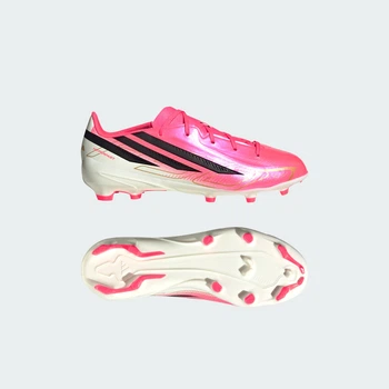 Детские бутсы F50 HYPERFAST LEAGUE Firm Ground Football Kids adidas HQ5161 (29 EUR) розовый (4068818108895)