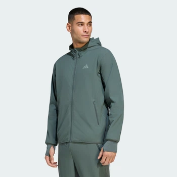 Чоловіча куртка D4T CLIMAWARM FULL-ZIP adidas KS6380 (S) сірий (4069993399603)