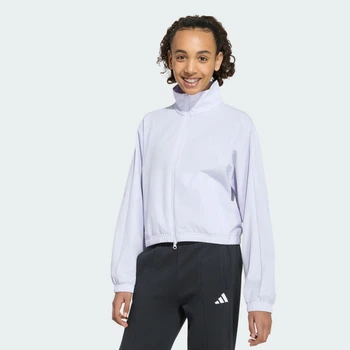 Детская куртка SPORT ICONS WOVEN adidas KQ6144 (116) фиолетовый (4069996695009)
