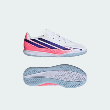 Детские бутсы F50 HYPERFAST CLUB Indoor Football Kids adidas KK1341 (28 EUR) белый (4068817498089)