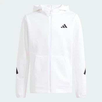 Детская толстовка Z.N.E. FULL ZIP adidas KC9679 (152) белый (4069995859563)
