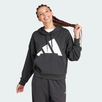 Женское худи Essentials Big Logo French Terry Loose adidas JN1845 (S) черный (4067902872353)